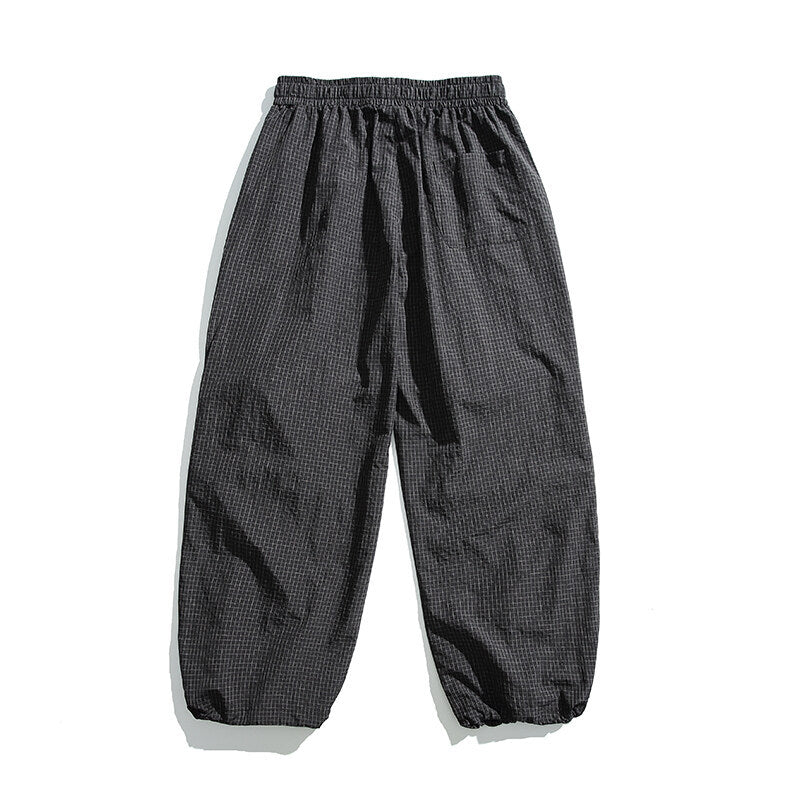 Unisex Lightweight Ripstop Cargo Pants with Multiple Flap Pockets and Elastic Hem Fashion Glam