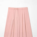 Women's High-Waisted Palazzo Pants with Wide Leg and Piping Pockets Fashion Glam