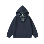 Unisex Oversize Hoodie with integrated shirt collar in layering look Fashion Glam