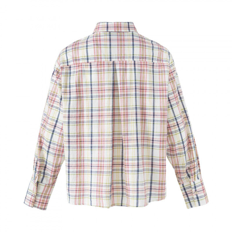 Unisex Checked Overshirt-Jacket with Chest Pocket and Boxy Cut Fashion Glam