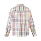 Unisex Checked Overshirt-Jacket with Chest Pocket and Boxy Cut Fashion Glam