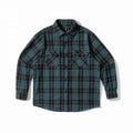 Unisex Checked Overshirt in Boxy Workwear Style with Patch Pockets and Shirt Collar Fashion Glam
