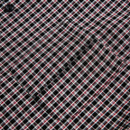 Men's Boxy Overshirt in a fine check pattern with a continuous button placket and a patch chest pocket Fashion Glam