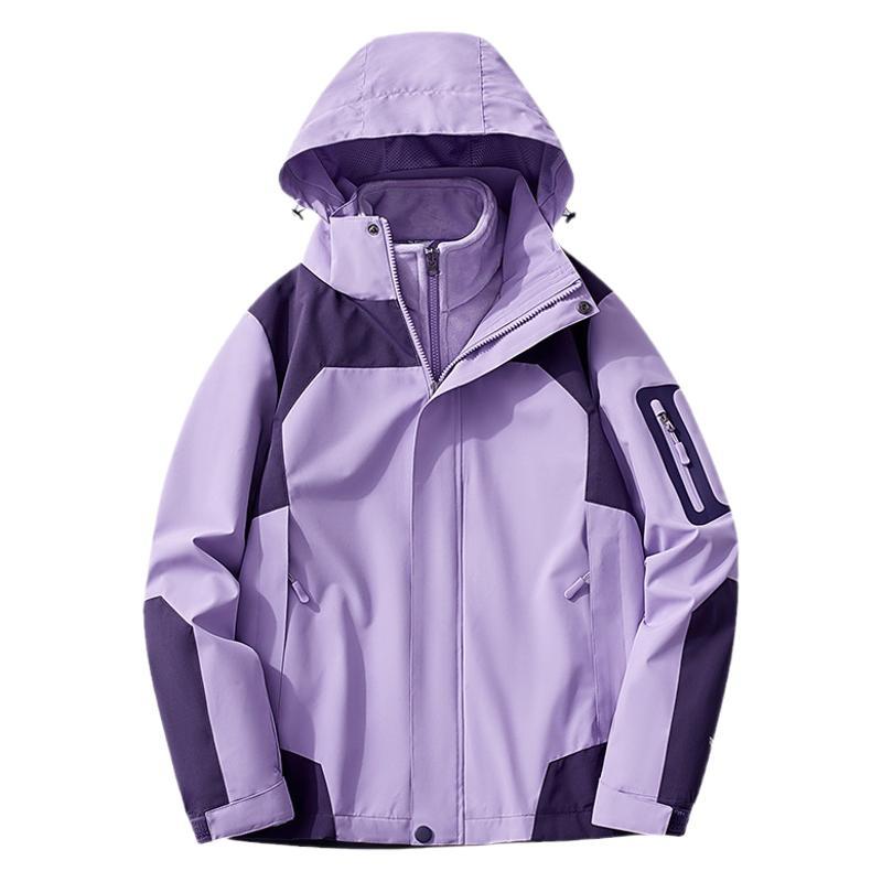 Ladies Multifunctional Trekking Softshell Jacket with removable fleece lining and hood Fashion Glam