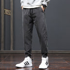 Men's Relaxed-Fit Jogger Pants with Elastic Waistband, Drawstring, and Cuffs Fashion Glam