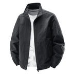 Men's ultralight windproof casual jacket with stand-up collar and zippered pockets Fashion Glam
