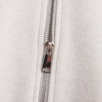 Ladies short-cut suede-look bomber jacket with round neck and balloon sleeves Fashion Glam