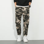Men's Urban Camouflage Jogger with Utility Pockets and Elastic Ankle Hem Fashion Glam