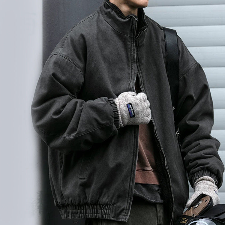 Unisex Padded Bomber Jacket with Teddy Lining Fashion Glam