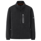 Men's Insulating Microfleece Functional Jacket with Waterproof Chest Pocket and Stand Collar Fashion Glam