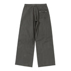Women's Wide Utility Pants made of durable canvas with reinforced knee panels Fashion Glam