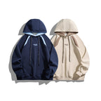 Unisex Oversized Hoodie with contrasting inserts, drawstring and raglan sleeves Fashion Glam