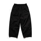 Men's Wide Relaxed Cargo Pants with Elastic Drawstring Waistband and Patch Pockets Fashion Glam