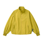Unisex Lightweight Boxy Outdoor Jacket in Track Style with High Stand-Up Collar, Zipper Pockets and Elastic Hem Fashion Glam