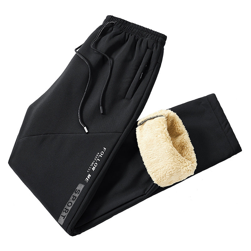 Men's Sportive Jogging Pants in Tapered Fit with Drawstring and Elastic Cuffs Fashion Glam