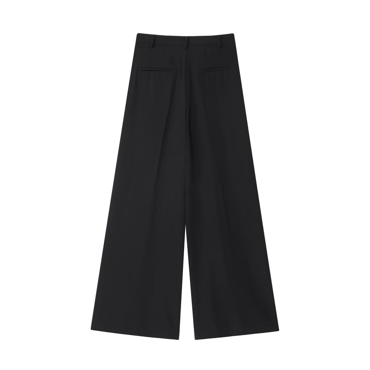Women's High-Waisted Culotte Pants with Wide Legs, Crease and Stylish Tailoring Look Fashion Glam