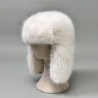 Ladies Luxurious Faux Fur Ushanka with Ear Flaps and Warming Lining Fashion Glam