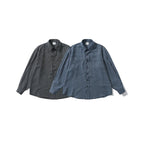 Men's Loose Striped Boxy Shirt made of Cotton Blend with Chest Pocket Fashion Glam