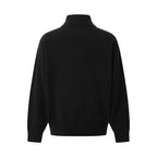 Unisex Boxy-Troyer with asymmetric funnel neck and snap button placket Fashion Glam