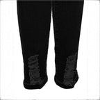 Women High-Waisted Super Stretch Skinny Jeans with Extreme Destroy Detail Fashion Glam