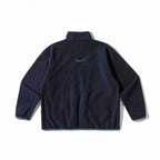 Unisex Oversized Fleece Pullover with Half Zip, Stand-Up Collar and Side Pockets Fashion Glam