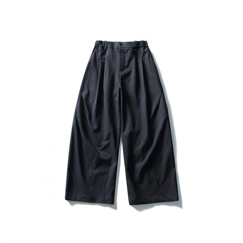 Women's Wide Culotte Pants with High Waist and Elastic Band Fashion Glam