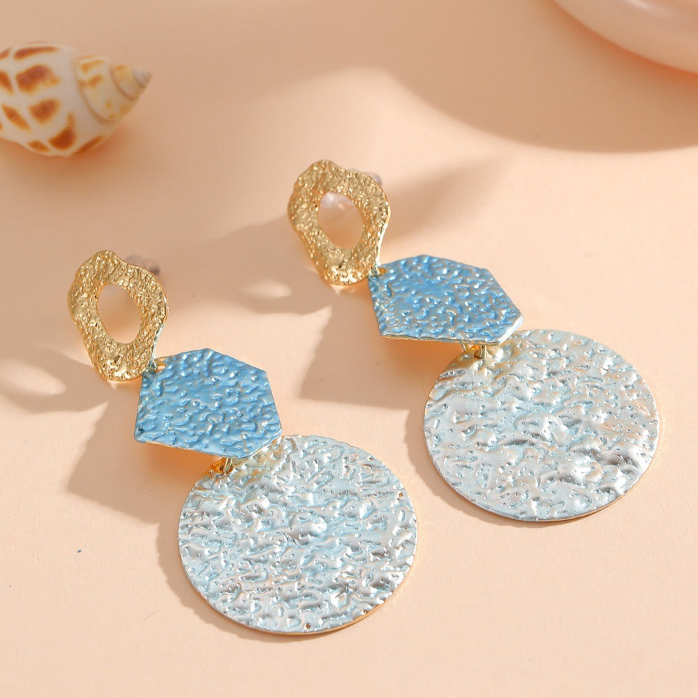 Women's Hanging Earrings with Modern Geometric Design Fashion Glam