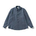 Men's Loose Striped Boxy Shirt made of Cotton Blend with Chest Pocket Fashion Glam