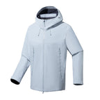 Men's water- and windproof softshell outdoor jacket with adjustable hood Fashion Glam