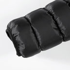 Men's ultralight quilted down jacket with hood, wind-resistant outer shell and packing function Fashion Glam