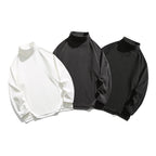 Unisex Oversize Roll Neck Sweatshirt made of soft cotton blend with raglan sleeves Fashion Glam