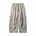 Men's Loose Cargo Pants with Elastic Waistband, Drawstring and Functional Side Pockets Fashion Glam