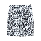 Women's Short Blazer with Oversized Shawl Collar and Zebra Print Fashion Glam