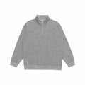 Unisex Oversize fine knit pullover with half zipper and stand-up collar Fashion Glam