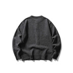 Unisex Boxy Fine Knit Cardigan with Round Neck and Ribbed Trims Fashion Glam