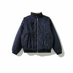 Men's Velvet Leather Look Bomber Jacket with High Stand Collar and Teddy Lining Fashion Glam