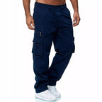 Men's cargo pants with elastic waistband and multifunctional pockets Fashion Glam
