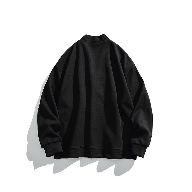 Men's loose-fitting kimono jacket in Hanfu style with drawstring closures and patch pockets Fashion Glam