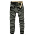 Men's Cargo Jogger Pants with Elastic Waistband, Knee Insert and Multiple Pockets Fashion Glam