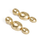 Women's earrings in artistic, structured design Fashion Glam