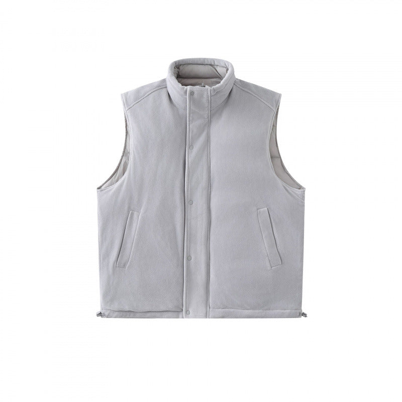 Unisex Lightweight padded thermal vest with stand-up collar and zipper Fashion Glam