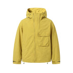 Unisex Lightweight Hooded Transition Jacket with Large Flap Pocket Detail and Drawstring Fashion Glam