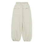Unisex Wide Harem Pants with Drawstring Waistband, Elastic Leg Openings and Oversized Silhouette Fashion Glam