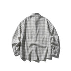 Unisex Oversize-Casual Check Shirt made of soft flannel with patch chest pocket Fashion Glam