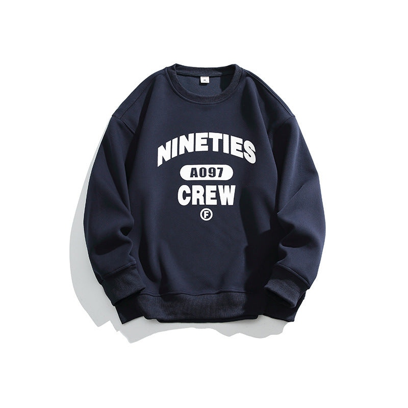 Unisex Oversized Sweatshirt with Round Neck and Distinctive College Print Fashion Glam