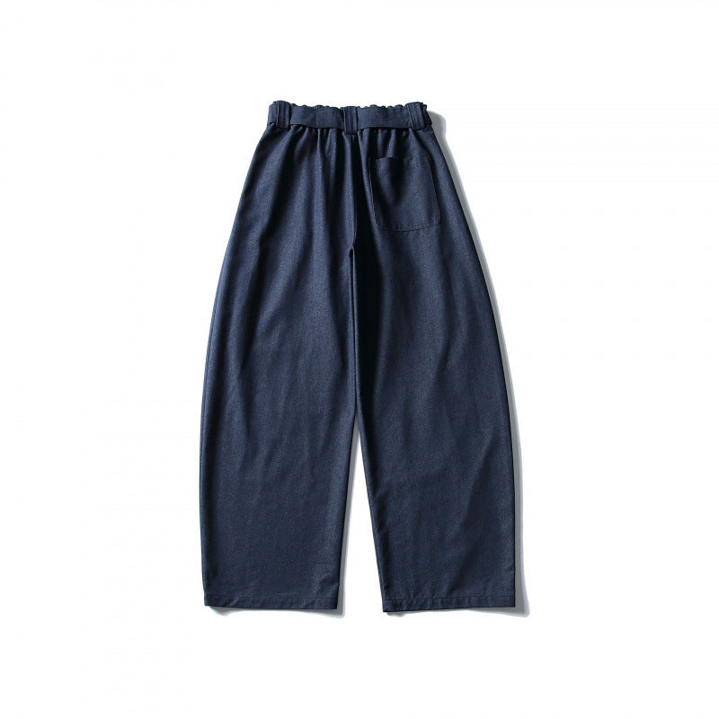 Ladies balloon pants with wide leg, high waistband and tie belt Fashion Glam