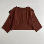 Women's Oversized Knit Poncho with Asymmetrical Ruffle Collar Fashion Glam
