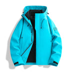 Men's Breathable, Waterproof Softshell Jacket with Fleece Lining and Hood Fashion Glam
