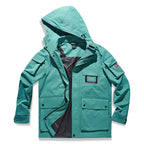 Men's Urban Tech Parka with hood, multifunctional pockets and thermal insulation Fashion Glam