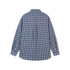 Men's Checked Oversized Shirt in Relaxed Fit with Chest Pocket Fashion Glam